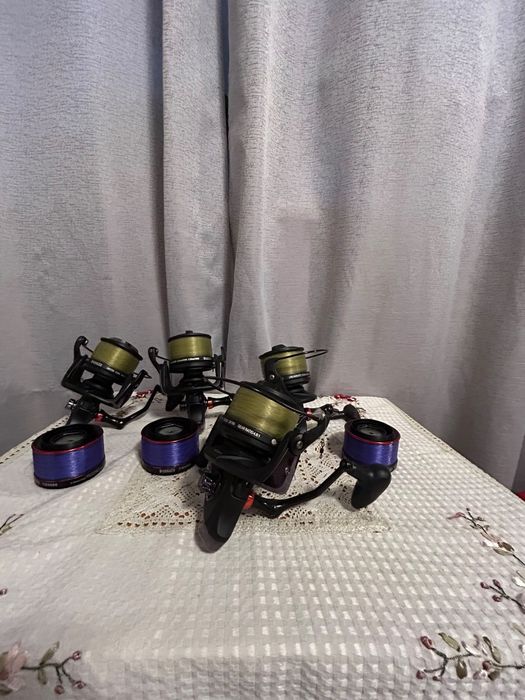Set 4 Mulinete Crap / Somn Hakuyo YH 8000+ Tamburi de rezerva