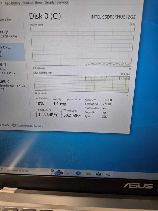 Hope Amanet P10/Asus X1500E i5 16GB RAM SSD