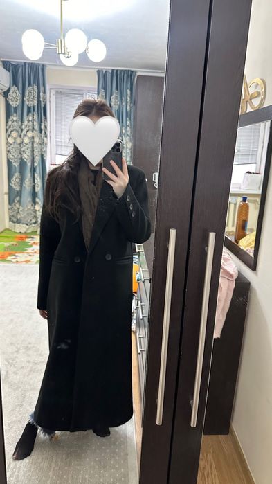 Черный пальто 10к S