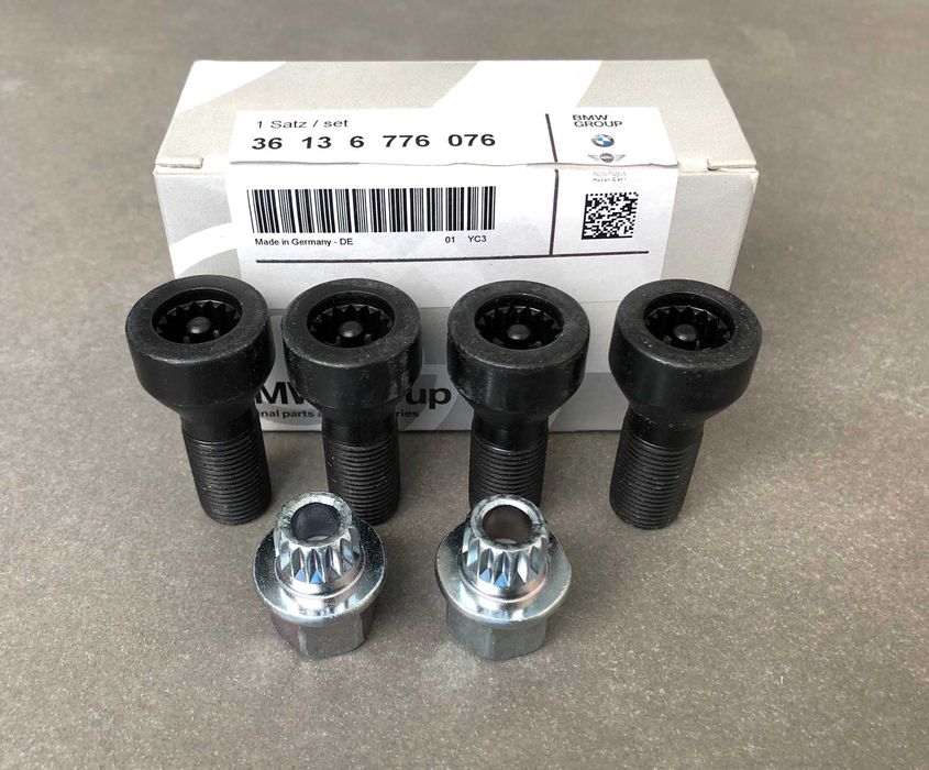 BMW оригинални секретни болтове за джанти  M14X1,25