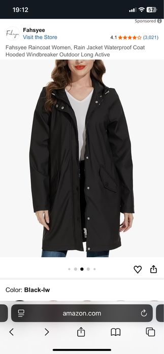 Geaca de ploaie dama