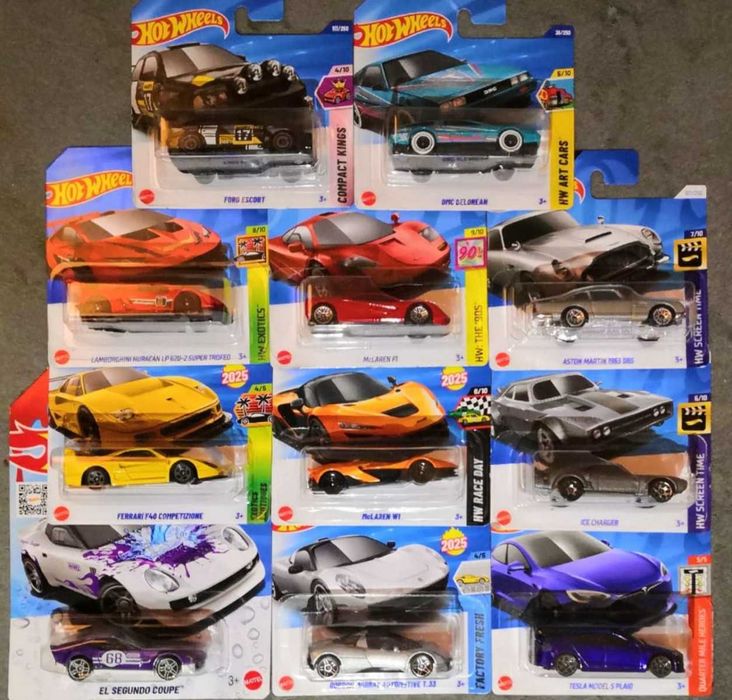 Cadouri machete colecții mașinuțe HotWheels și Matchbox (Mattel)