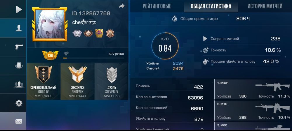 Аккаунт стандофф 2