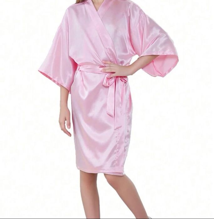 Сатенен дамски халат - с етикет, универсален размер