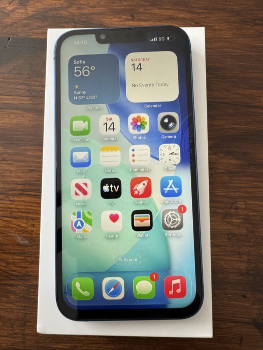 Apple Iphone 13 128gb Blue 100% батерия