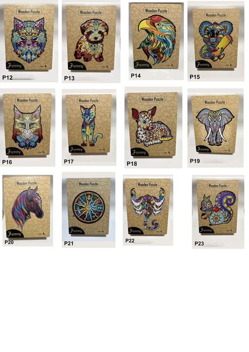 Дървен пъзел (за деца и възрастни) А3 формат