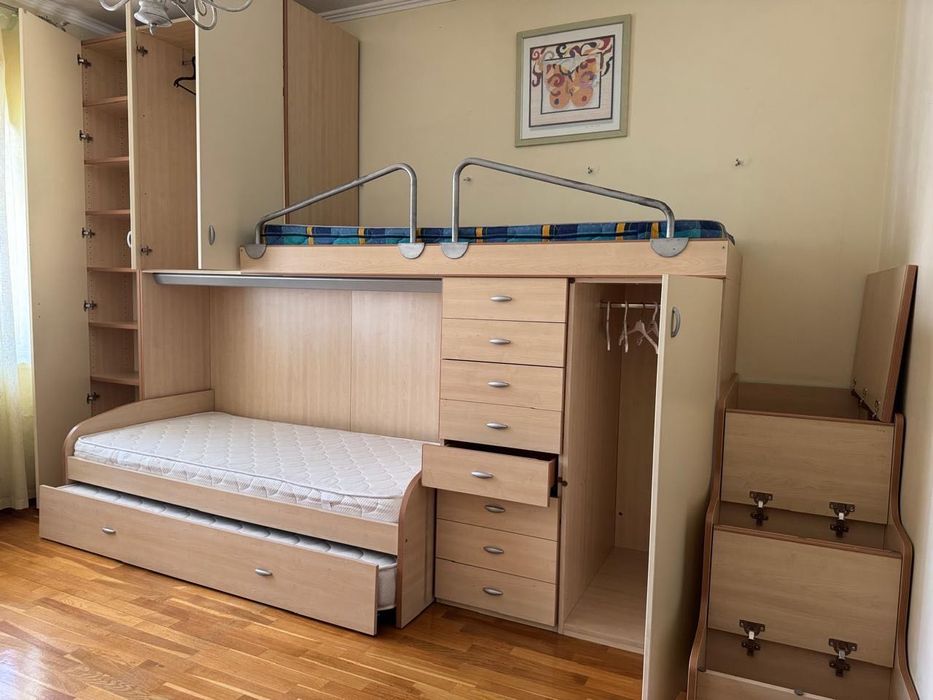 Детская стенка трех-ярусная