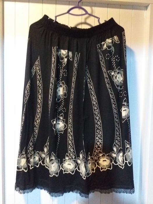 Fustă lungă bumbac și vâscoză