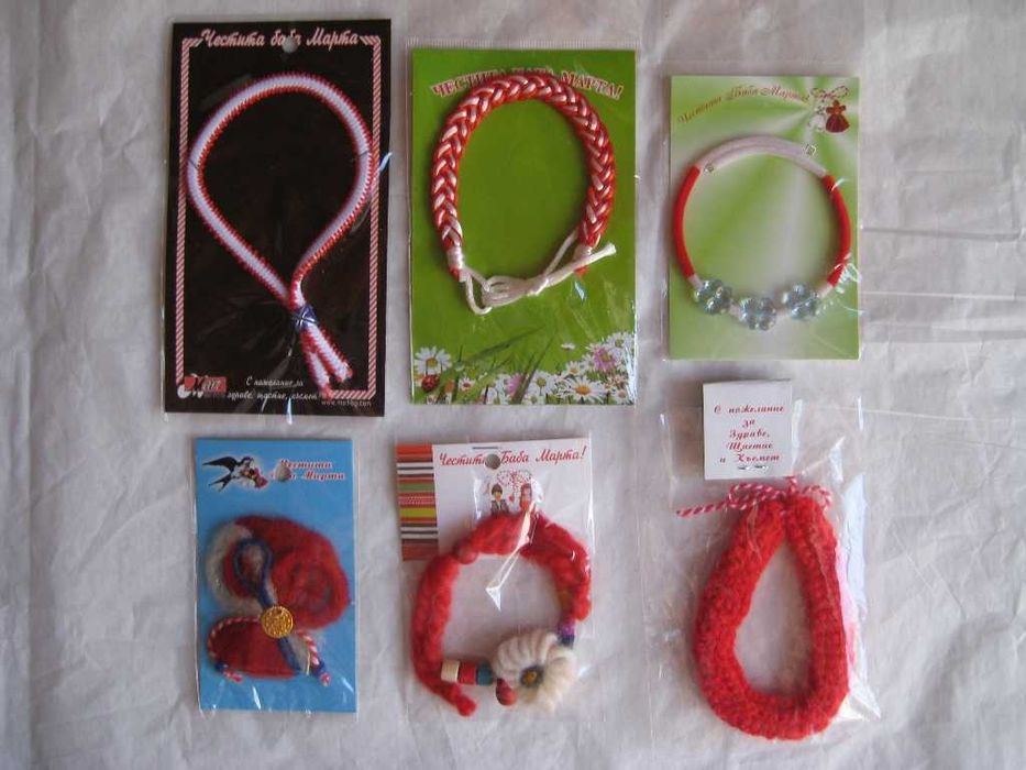 Мартеници гривни / гердани / пискюли / Пижо и Пенда