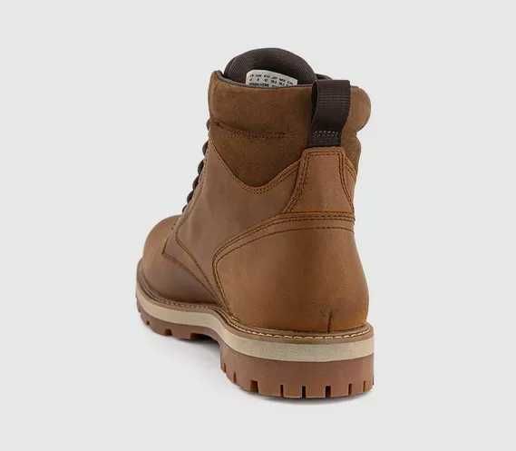 Ghete Timberland Britton Road Mid Lace WP  NOI – Piele Naturală – Maro
