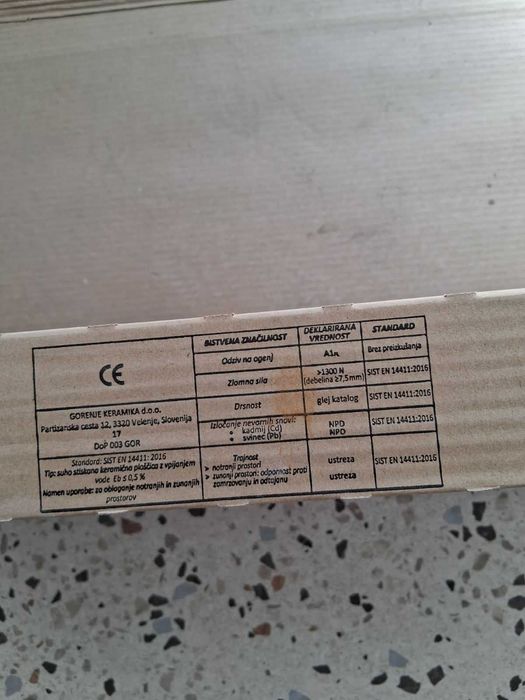 Керамични плочки различни видове- остатъчни, нови