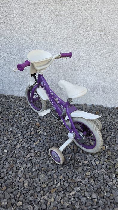 Bicicletă 12" cu roți ajutătoare