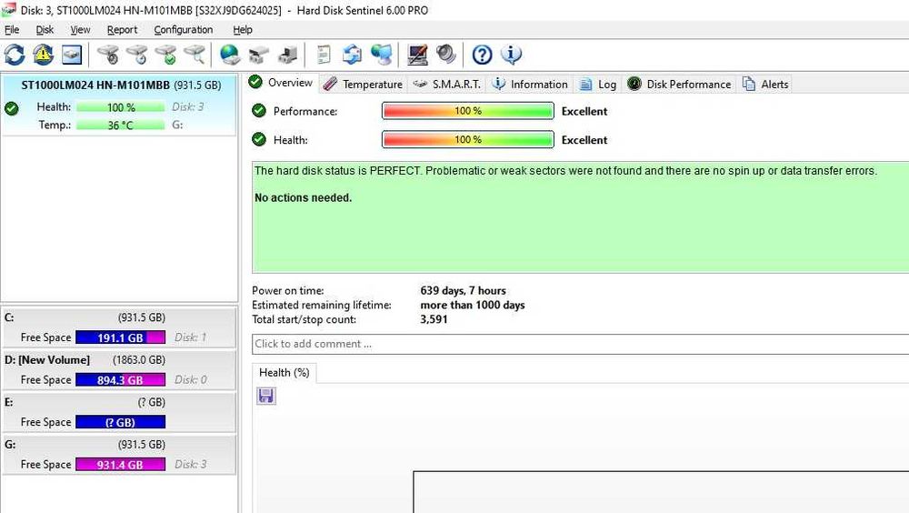 Hard disk laptop Samsung Seagate 1TB 2.5 SATA II 5400 RPM 8MB Buffer ST1000LM024