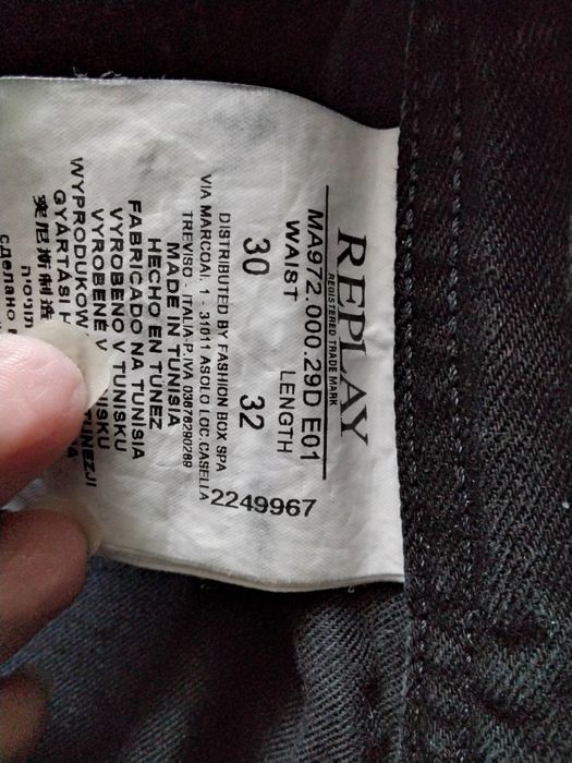 Дънки  черни   Replay