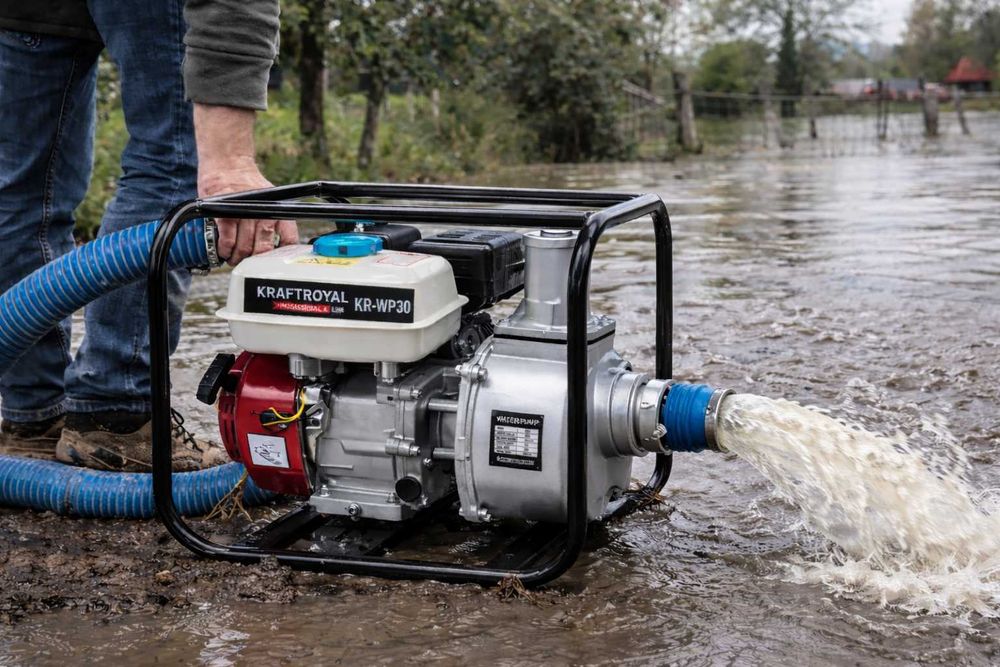 Motopompa 3 Toli 6.5CP KRAFTROYAL KR-WP30 1000L/min