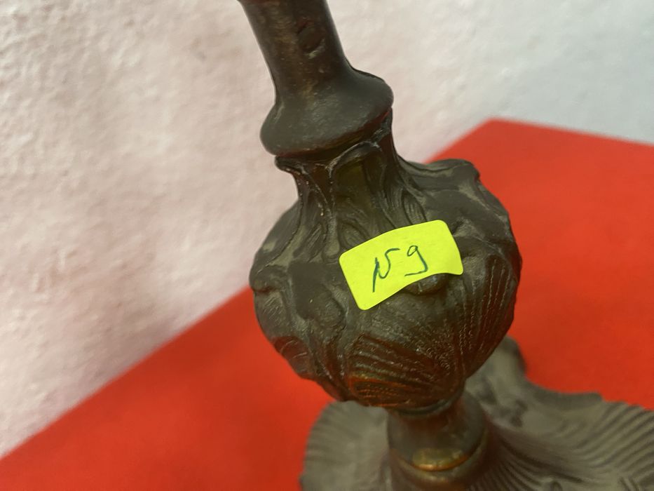 Голям месингов свещник барок