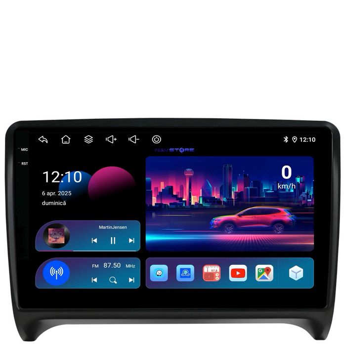 Navigatie Dedicata Audi TT (2006 - 2012) 9 Inch, Bluetooth, Carplay