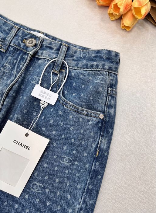 Blugi Chanel , calitate premium , pe comanda , noi , S