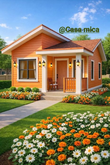 Case cu dormitor sufragerie și baie transport și montaj la client acas