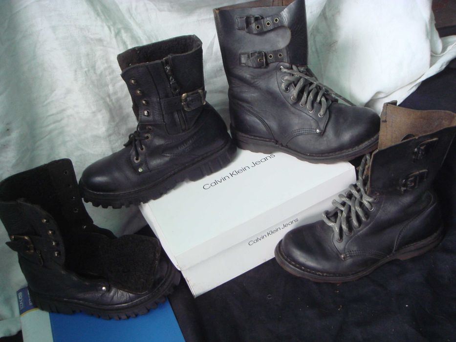 Ботинки США типа берцы Натур Кожа Воловья С Мехом Натур и Без 37-38р.