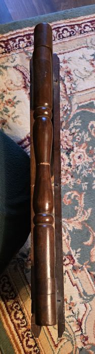 Masa Maroc sculptata manual in lemn trandafir, nserții bronz  pliabila