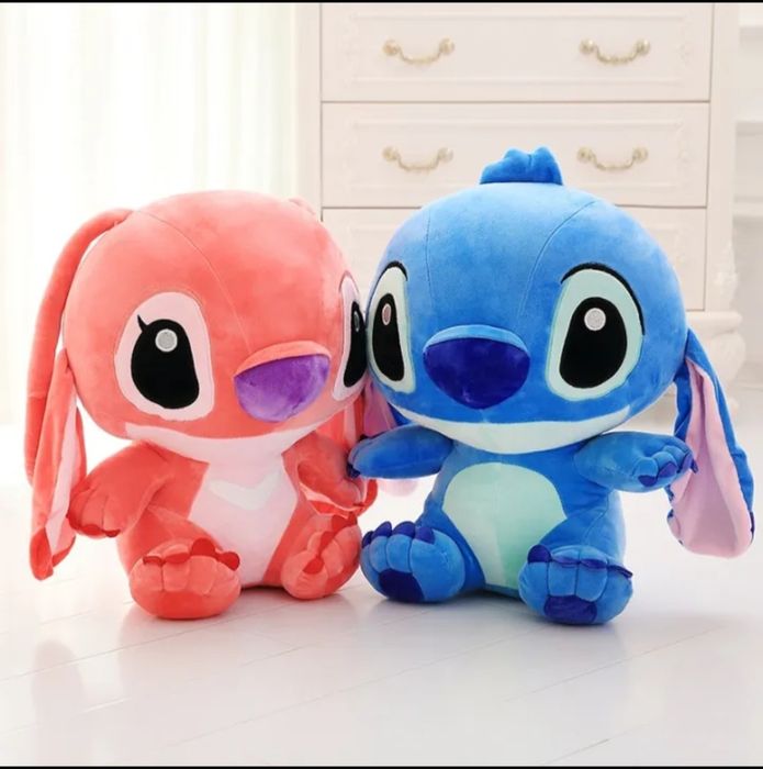 Плюшен Стич + ПОДАРЪК, Плюшена играчка Stitch, Голям Стич