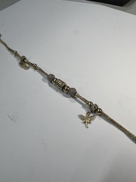 Bratara de aur 14k 585 model deosebit tip pandora cadou special