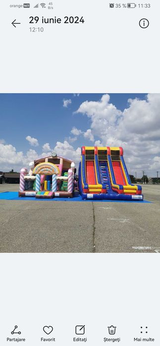 Tobogan topogan gonflabil