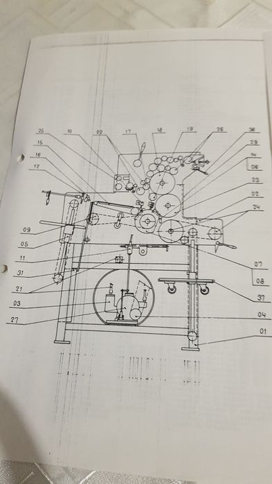 Техническа документация за печатарски машини Ромайор 313 и314