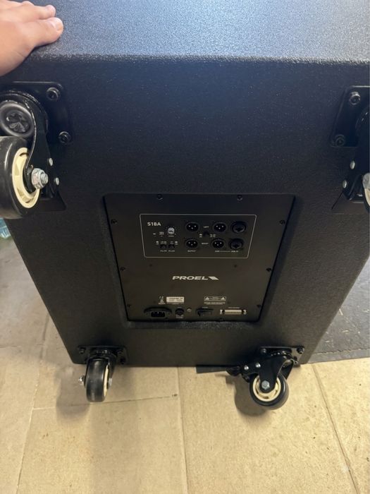 Subwoofer Activ Proel S18A (18 inch, 1200W Peak / Clasa D)
