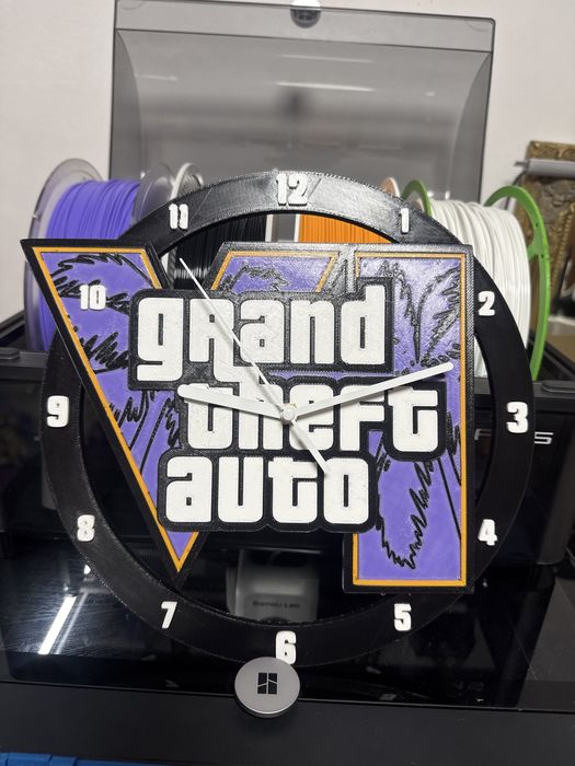 Ceas de perete cu gta 6