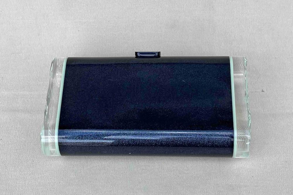 Clutch Edie Parker Lara Acrilic Fosfor Verde Ice Ends Glow in Dark