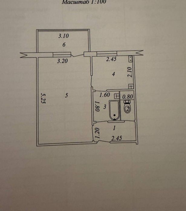 1/1/4 Ялангач,Теннисные Корты,второй дом от дороги,34 м2,без ремонта