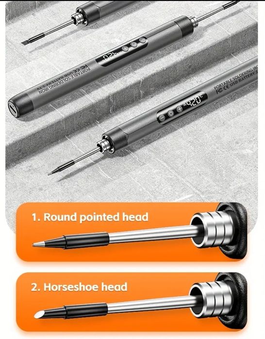 Портативный Паяльник с Цифровым Дисплеем