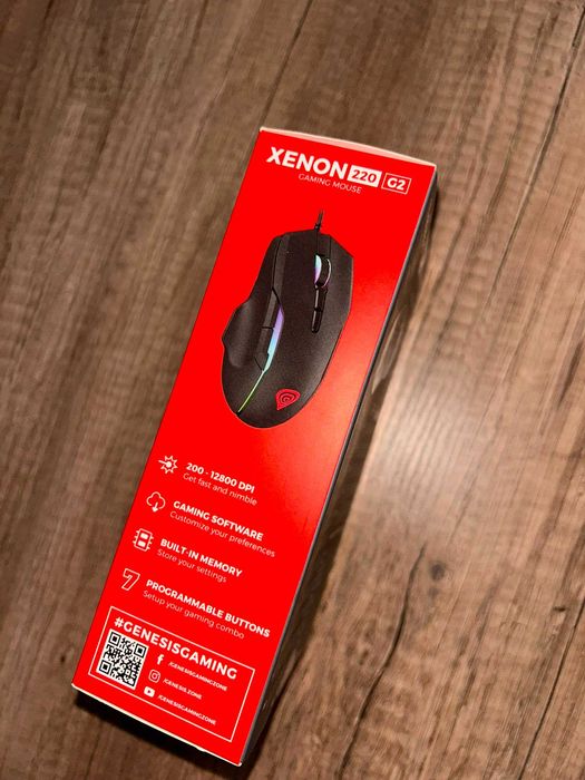 Mouse gaming cu fir Genesis Xenon 220 G2 – NOU, SIGILAT