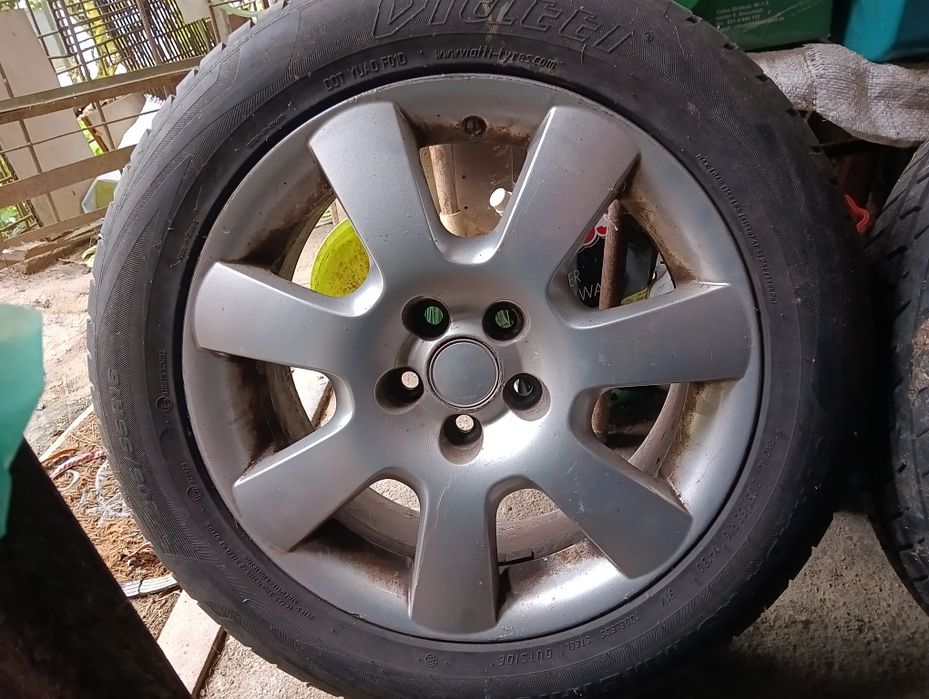 Jante aliaj Volkswagen, Skoda,cu cauciucuri de vară 205/55 R16