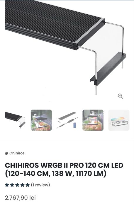 De vanzare lampa chihiros/ filtru aquael hipermax