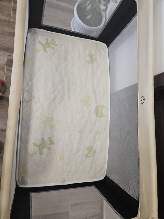 Детска сгъваема кошара Moni - Solo, бежова