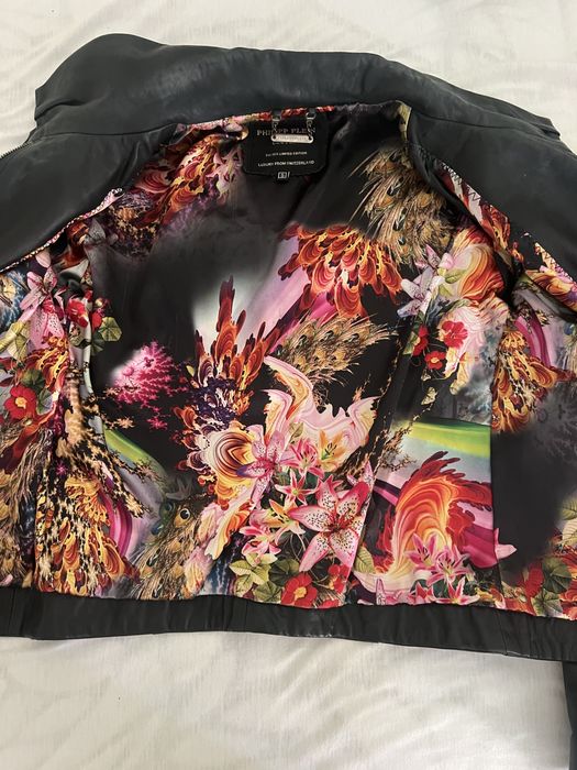 Яке от естествена кожа Philipp Plein