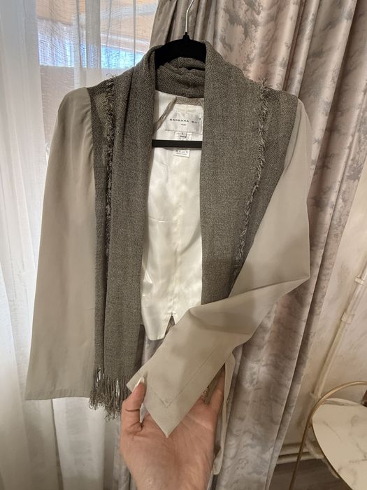 Sacou designer cu eșarfă din mătase – Barbara Bui Paris