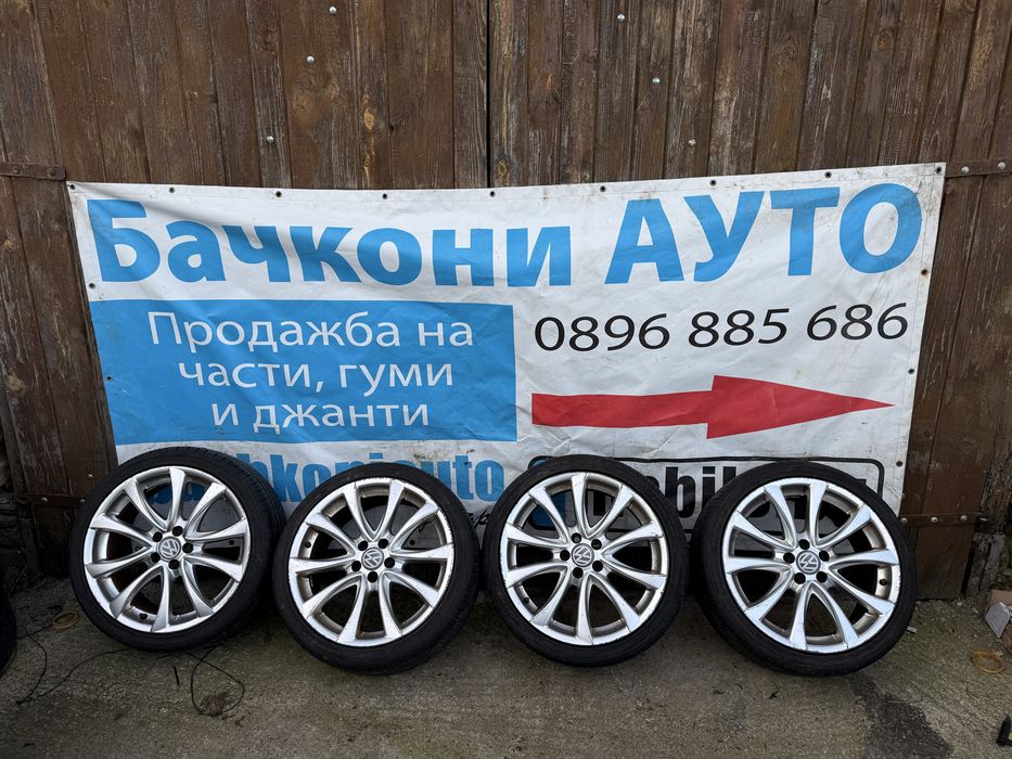 17 5х100 джанти с летни гуми