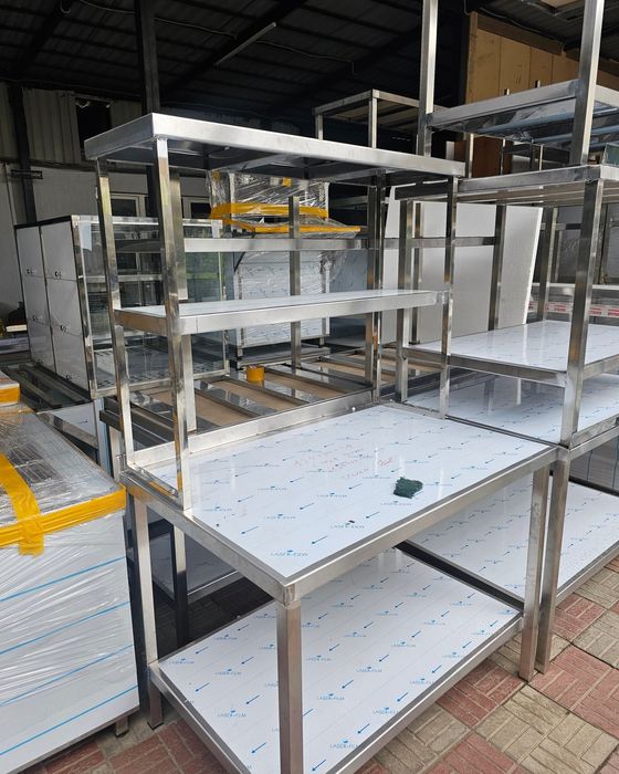 Стол разделочный ванна моечная  стеллаж сушилка мойка нержавейка