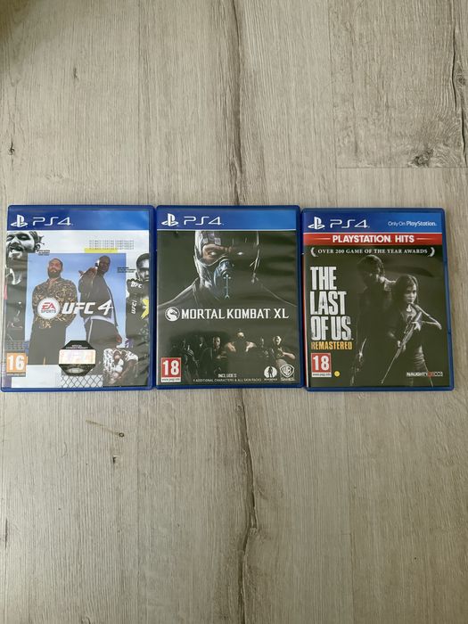 UFC 4 , Mortal Kombat XL , Last of Us Remastered , Игри за PlayStation 4 PS5
