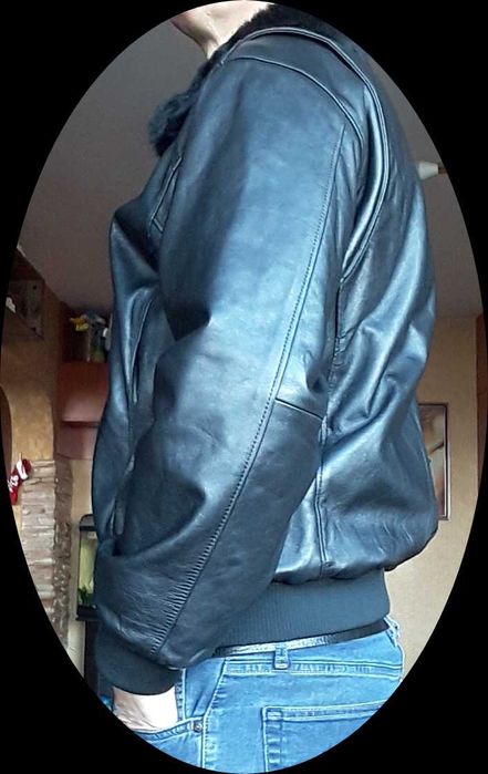 Кожено дълго яке 3XL -90 лева,Бомбер 150 лева