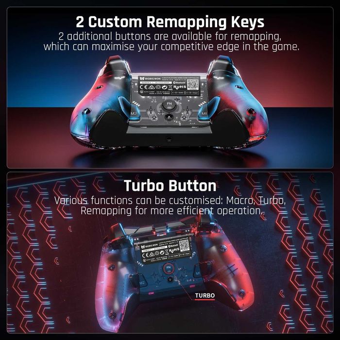 Controler jocuri video BIGBIG WON Rainbow S,cu fir,Nintendo Switch