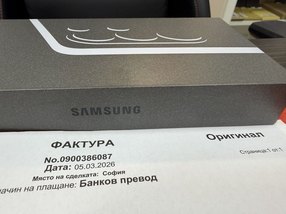 КАТО НОВ 512GB Samsung S26 Ultra Гаранция Technopolis 2026г. Black