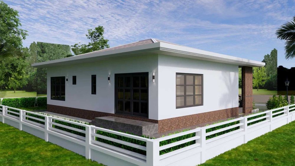 НА ИЗПЛАЩАНЕ - Луксозна сглобяема къща с 2 спални, 144 кв. м