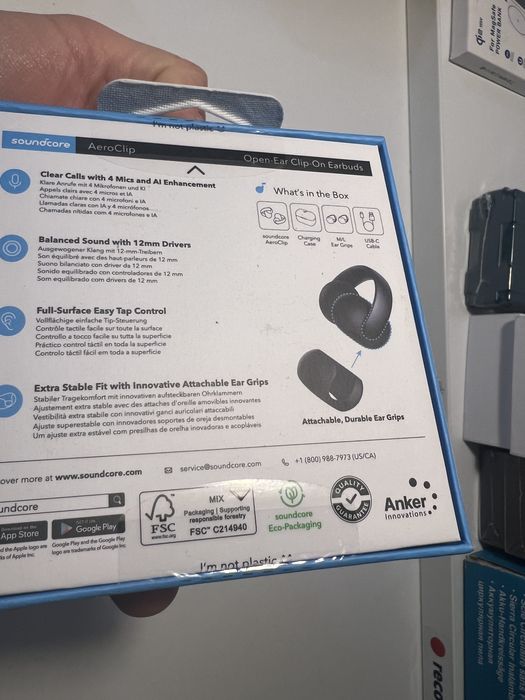 Caști Aeroclip Soundcore Anker