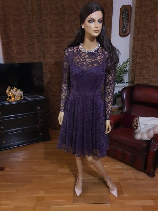 Rochie dantela mov