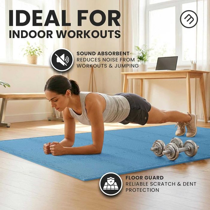 Комплект постелки за фитнес bemaxx - 18 бр